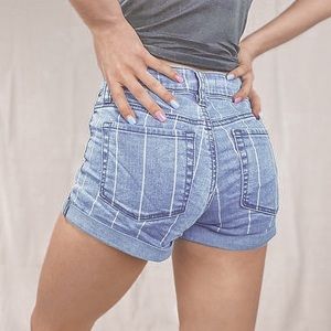 Striped PacSun shorts